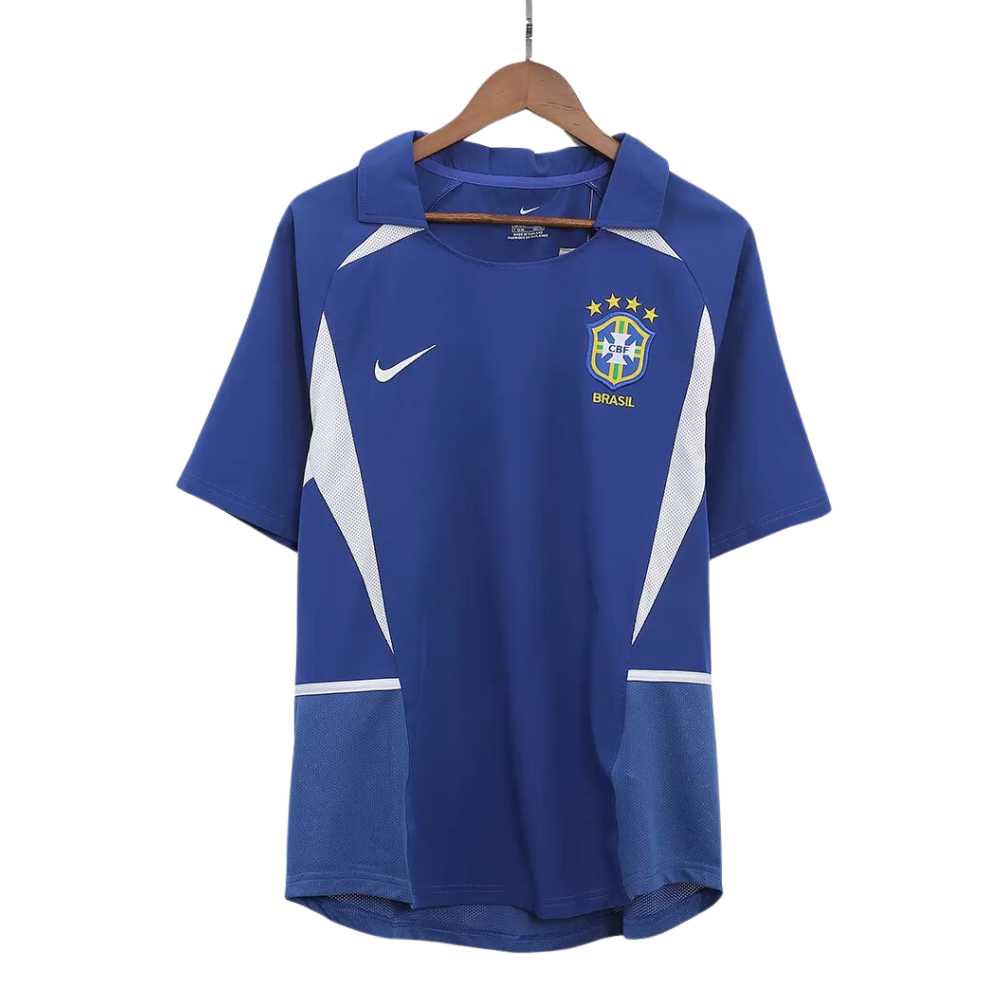 Retro 2002 Brazil Away Soccer Jersey
