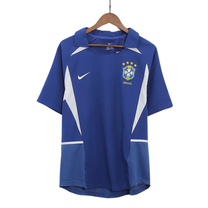 Retro 2002 Brazil Away Soccer Jersey