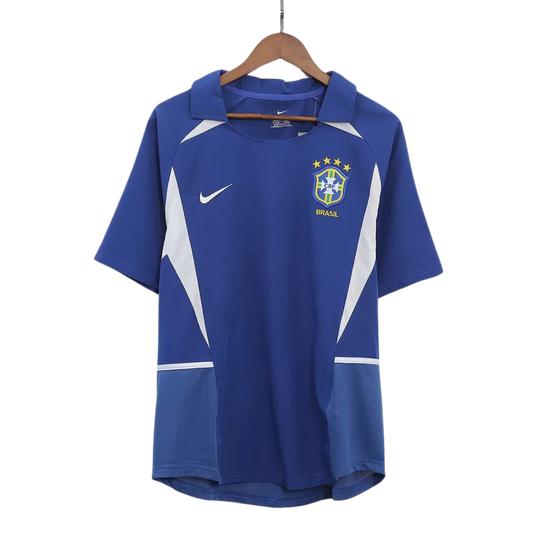 Retro 2002 Brazil Away Soccer Jersey