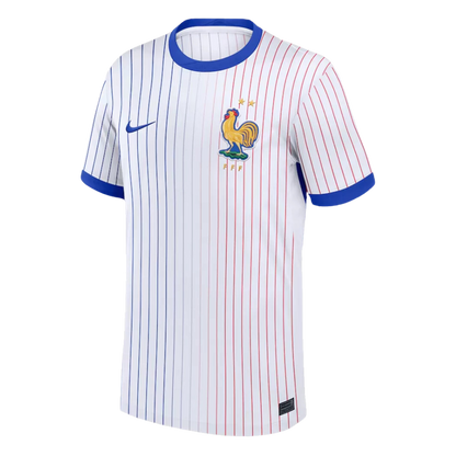 France Away Soccer Jersey Euro 2024