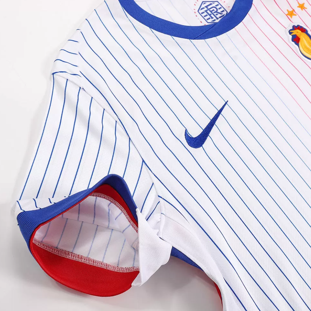 France Away Soccer Jersey Euro 2024
