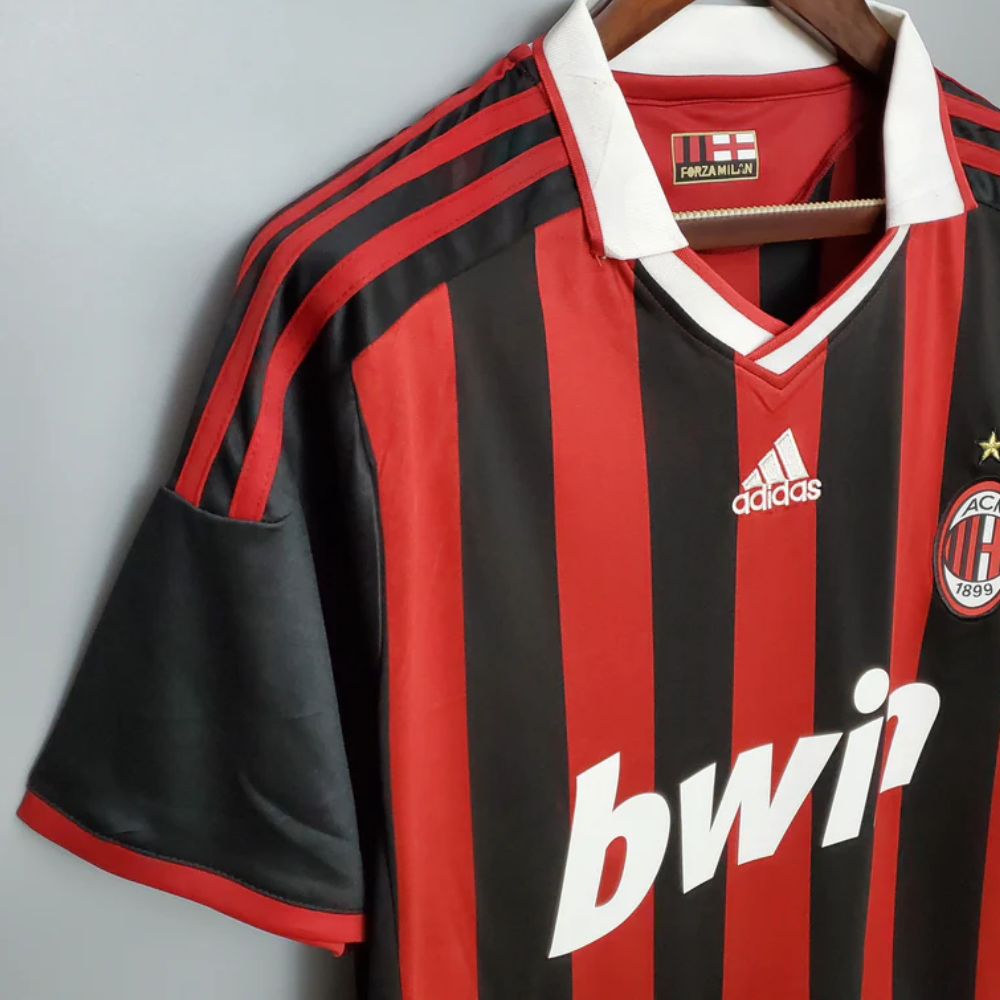 Retro  2009/10 AC Milan Home Soccer Jersey
