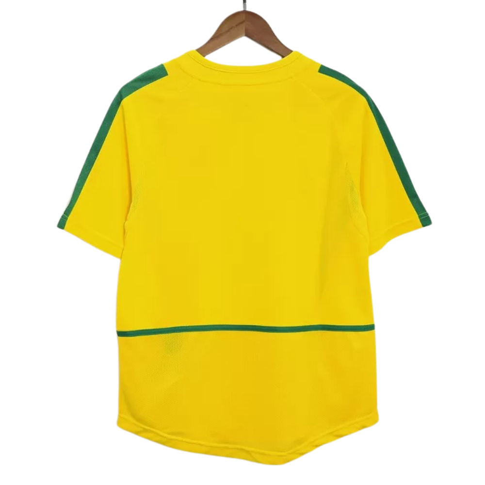 Retro 2002/03 Brazil Home Soccer Jersey