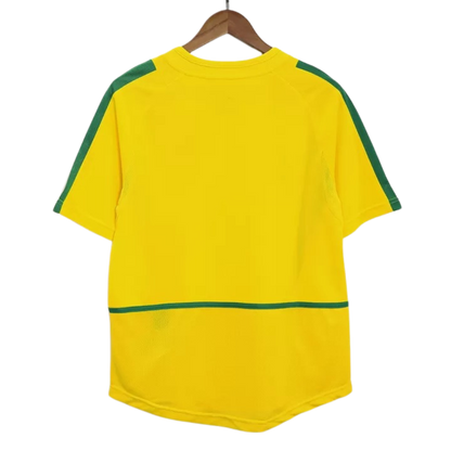 Retro 2002/03 Brazil Home Soccer Jersey