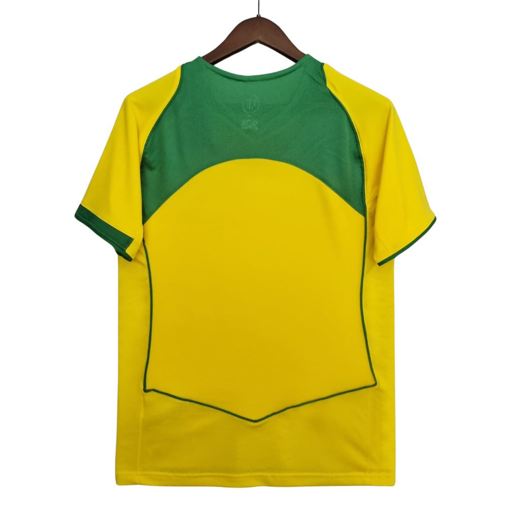 Retro 2004/06 Brazil Home Soccer Jersey