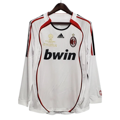 Retro 2006/07 AC Milan Away Long Sleeve Soccer Jersey