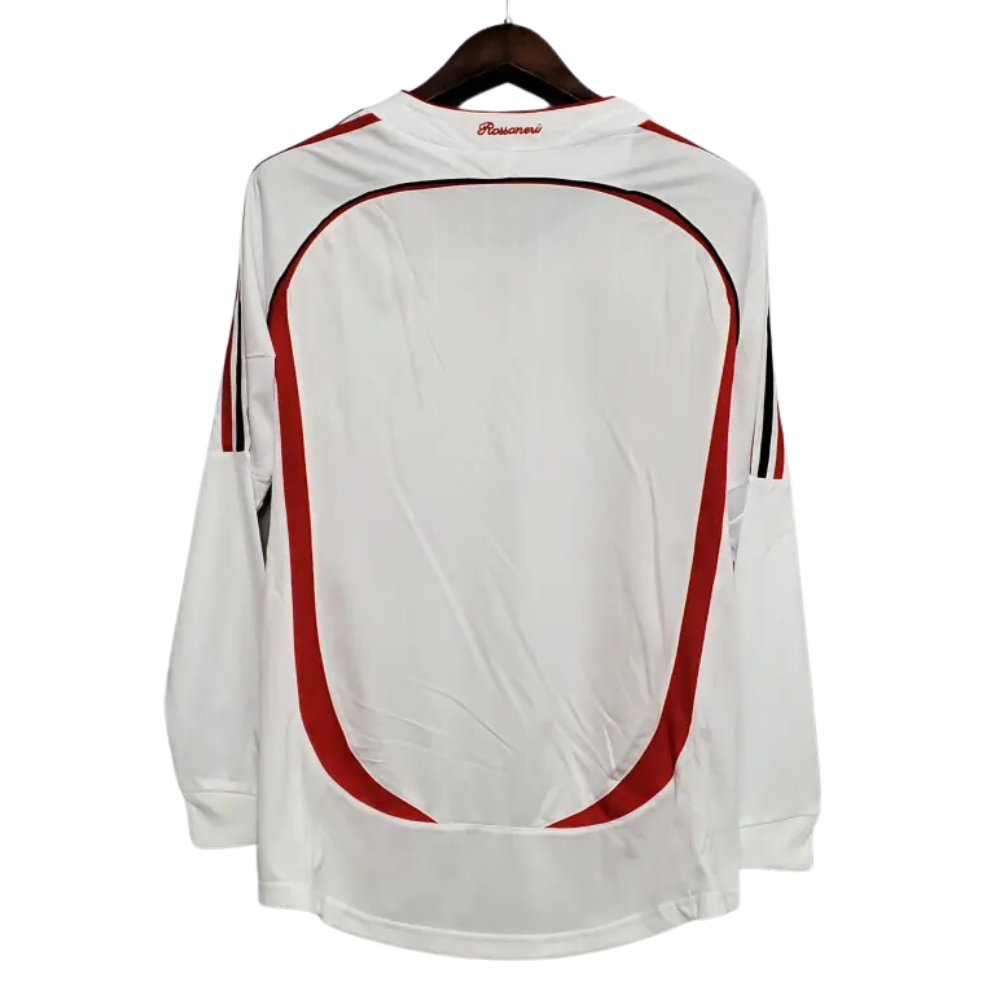 Retro 2006/07 AC Milan Away Long Sleeve Soccer Jersey