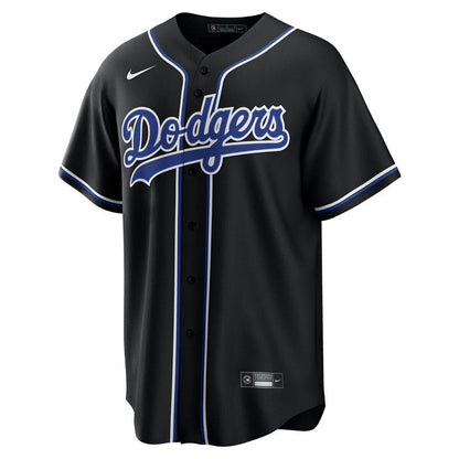 Los Angeles Dodgers Black Lights Out Jersey
