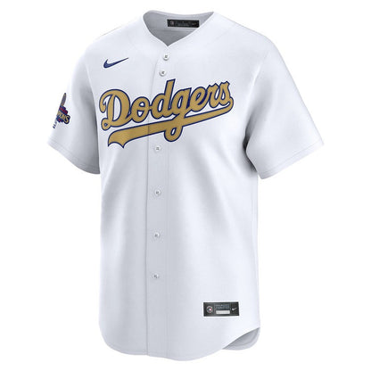 Los Angeles Dodgers Home World Series Champions Gold Jersey
