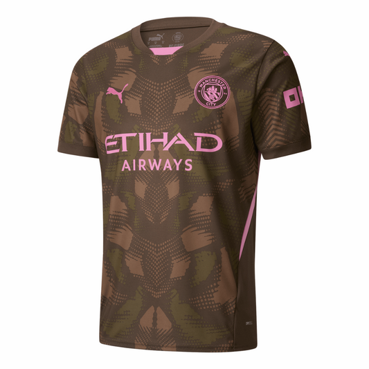 Manchester City Goalkeeper Soccer Jersey 2024/25 Brown