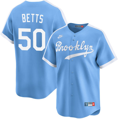 Los Angeles Dodgers Cooperstown Brooklyn Blue Jersey