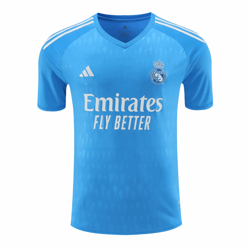 Real Madrid Goalkeeper Soccer Jersey 2023/24 Blue