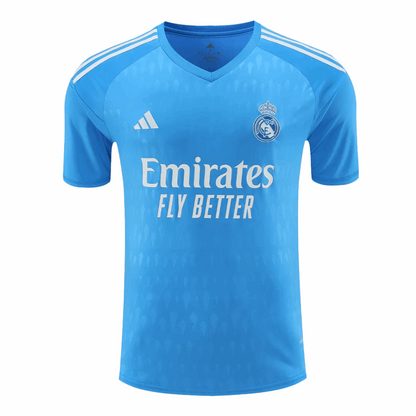 Real Madrid Goalkeeper Soccer Jersey 2023/24 Blue