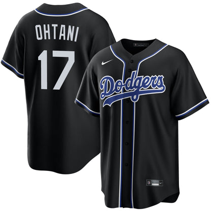 Los Angeles Dodgers Black Lights Out Jersey