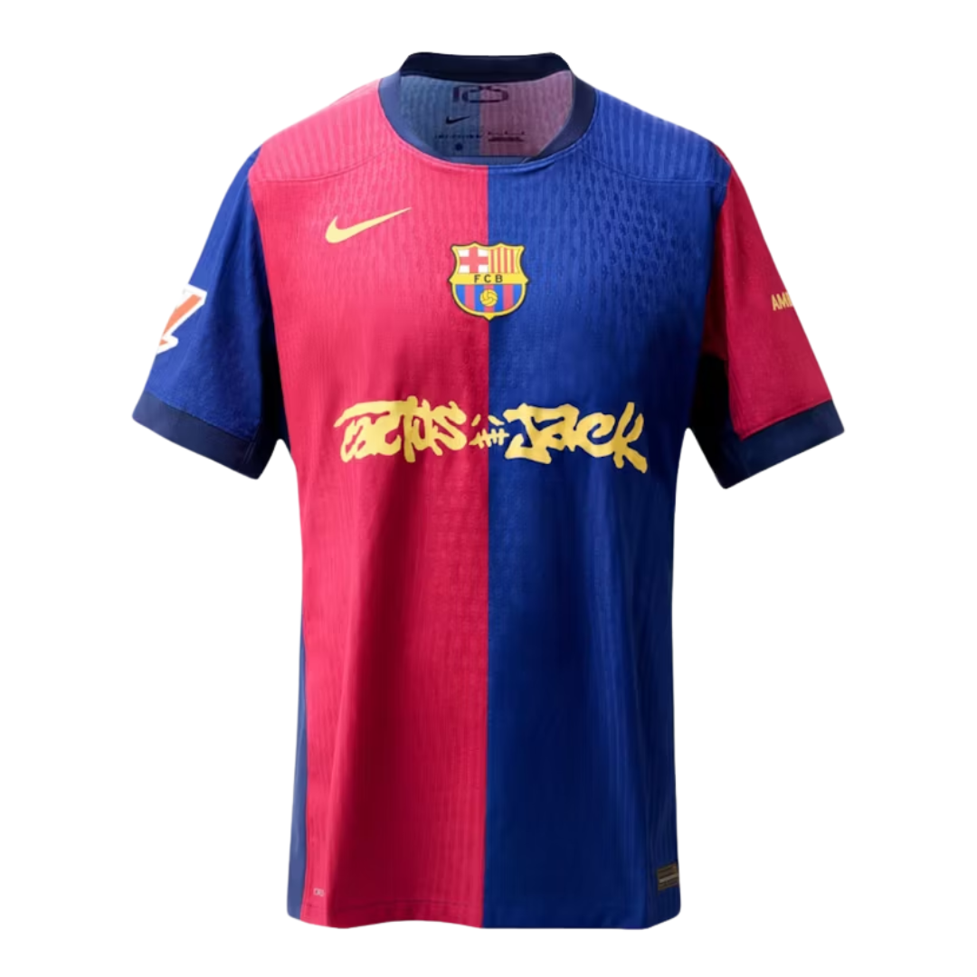 Cactus Jack x Barcelona 2024/25 Home Soccer Jersey