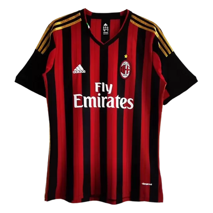 Retro 2013/14 AC Milan Home Soccer Jersey