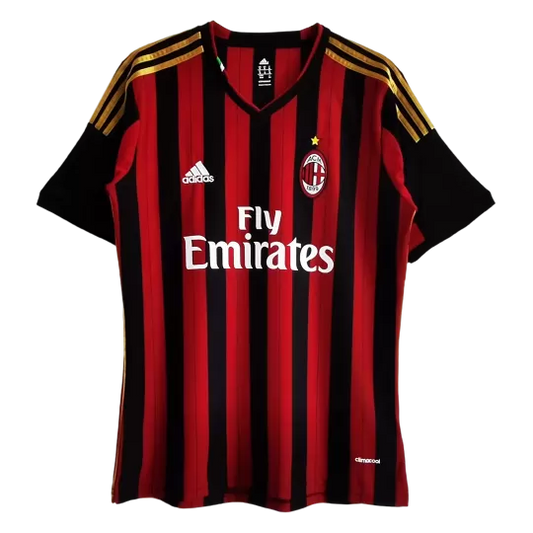 Retro 2013/14 AC Milan Home Soccer Jersey