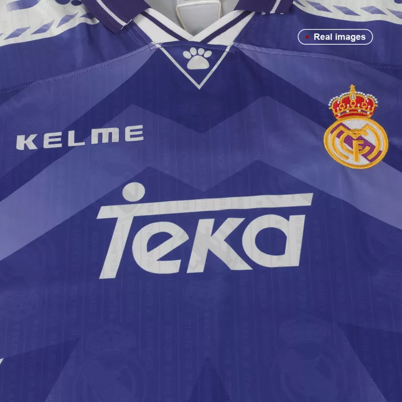 Retro 1996/97 Real Madrid Away Soccer Jersey
