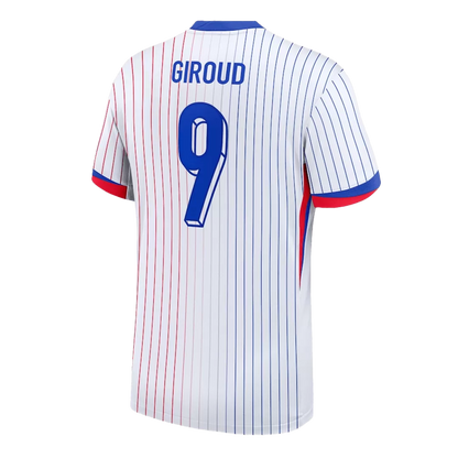 GIROUD #9 France Away Soccer Jersey Euro 2024