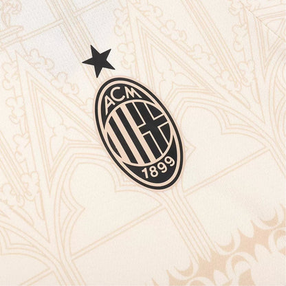 AC Milan X Pleasures Fouth Away Soccer Jersey 2023/24 Beige