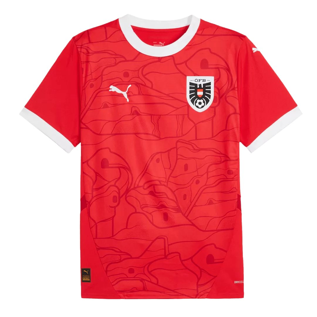 Austria Home Soccer Jersey Euro 2024