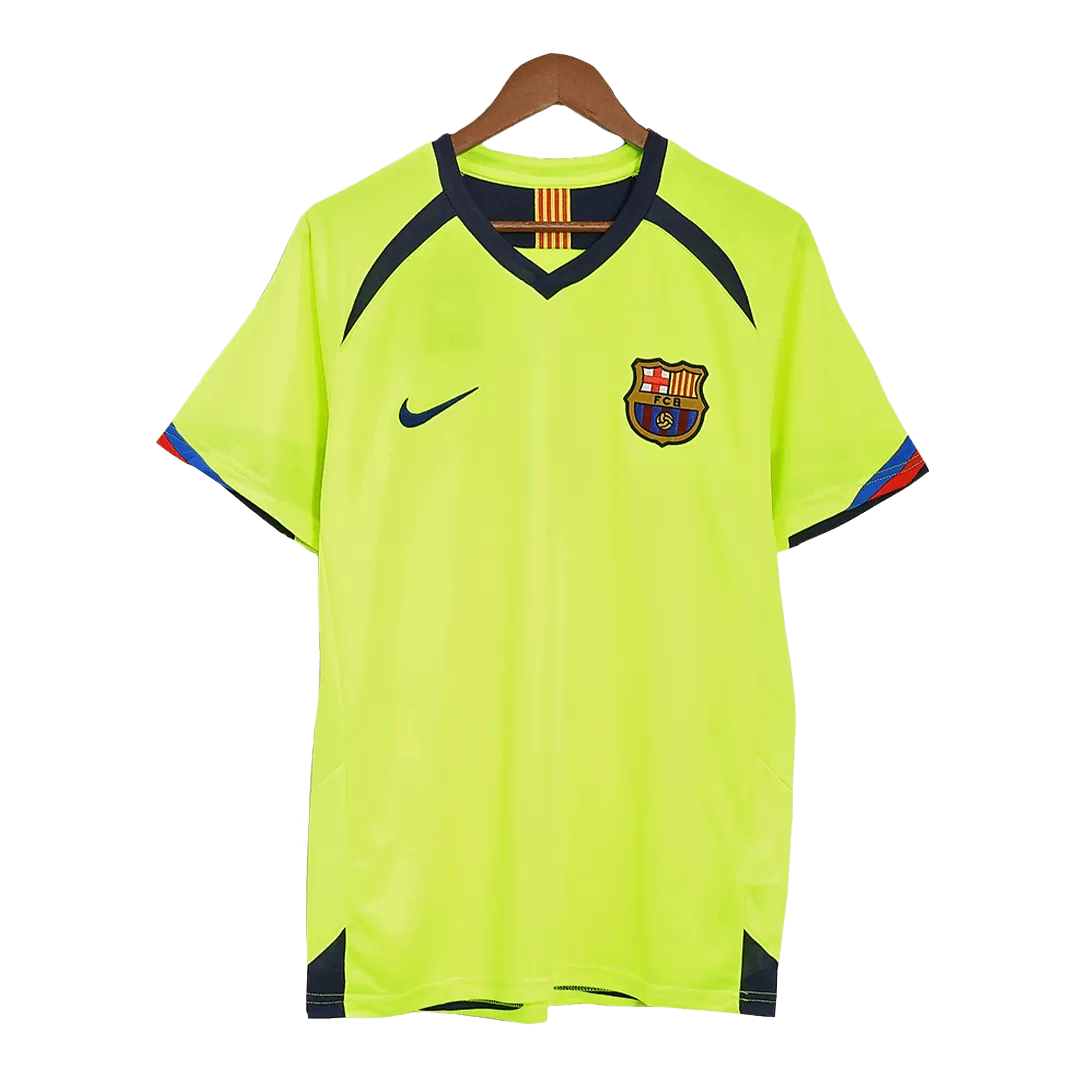 Retro 2005/06 Barcelona Away Soccer Jersey