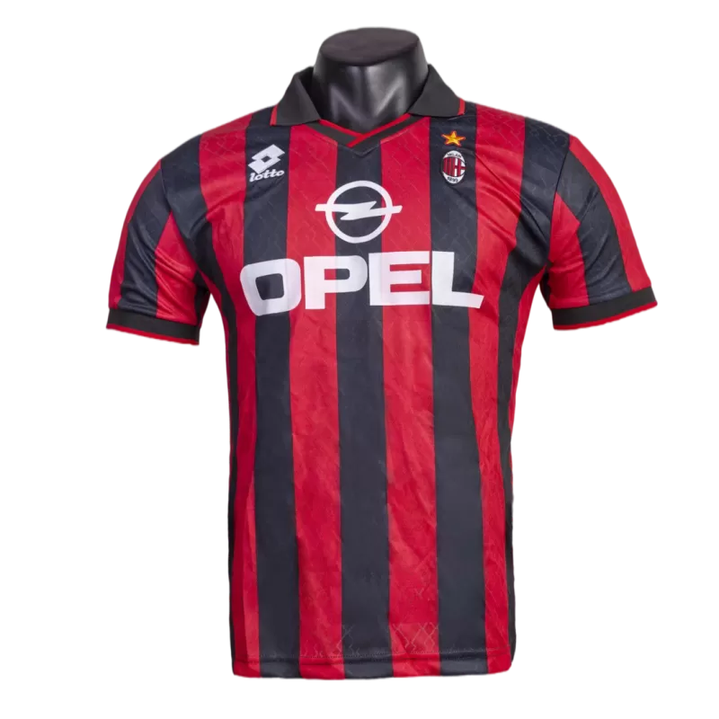 Retro 1995/96 AC Milan Home Soccer Jersey
