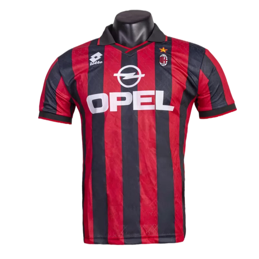 Retro 1995/96 AC Milan Home Soccer Jersey