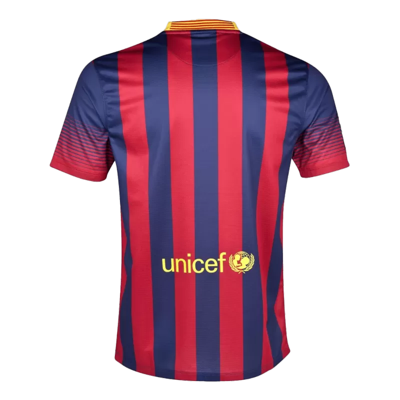 Retro 2013/14 Barcelona Home Soccer Jersey