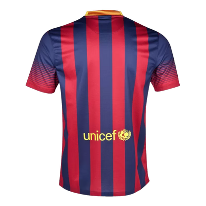 Retro 2013/14 Barcelona Home Soccer Jersey