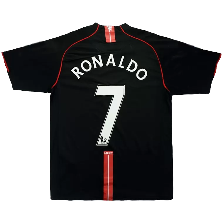 Retro RONALDO #7 2007/08 Manchester United Away Soccer Jersey