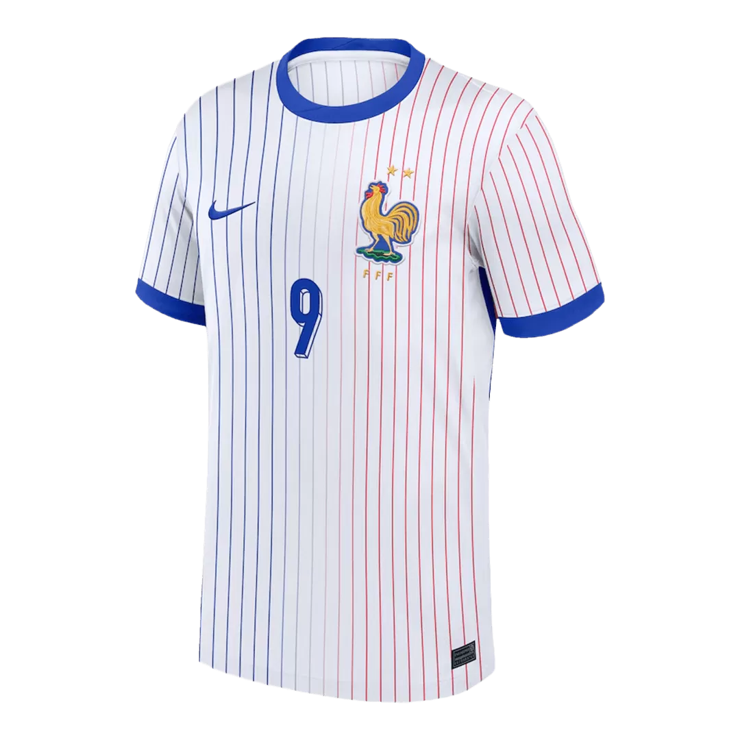 GIROUD #9 France Away Soccer Jersey Euro 2024