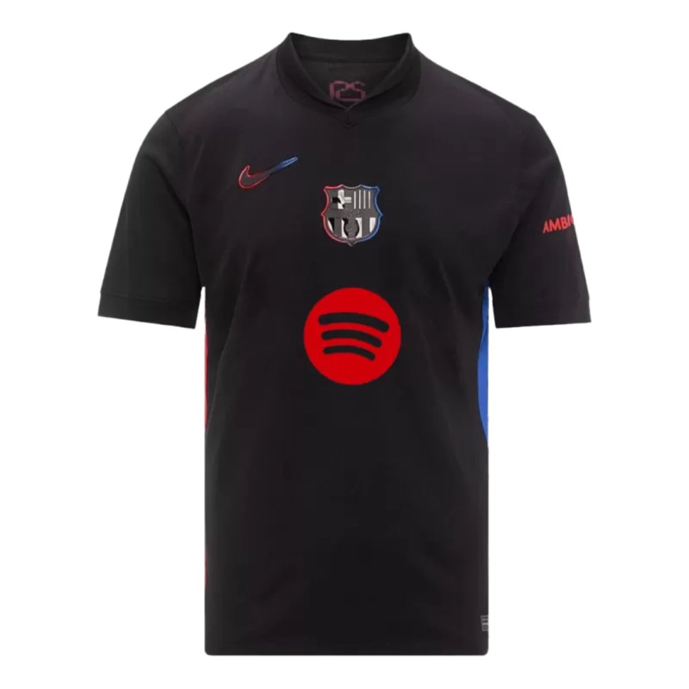 Barcelona Away Soccer Jersey 2024/25 - Spotify Logo Without Text