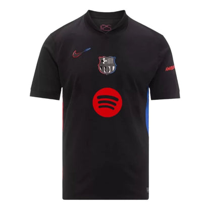 Barcelona Away Soccer Jersey 2024/25 - Spotify Logo Without Text