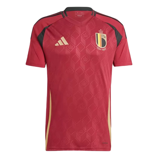 DE BRUYNE #7 Belgium Home Soccer Jersey Euro 2024