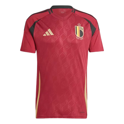 LUKAKU #10 Belgium Home Soccer Jersey Euro 2024