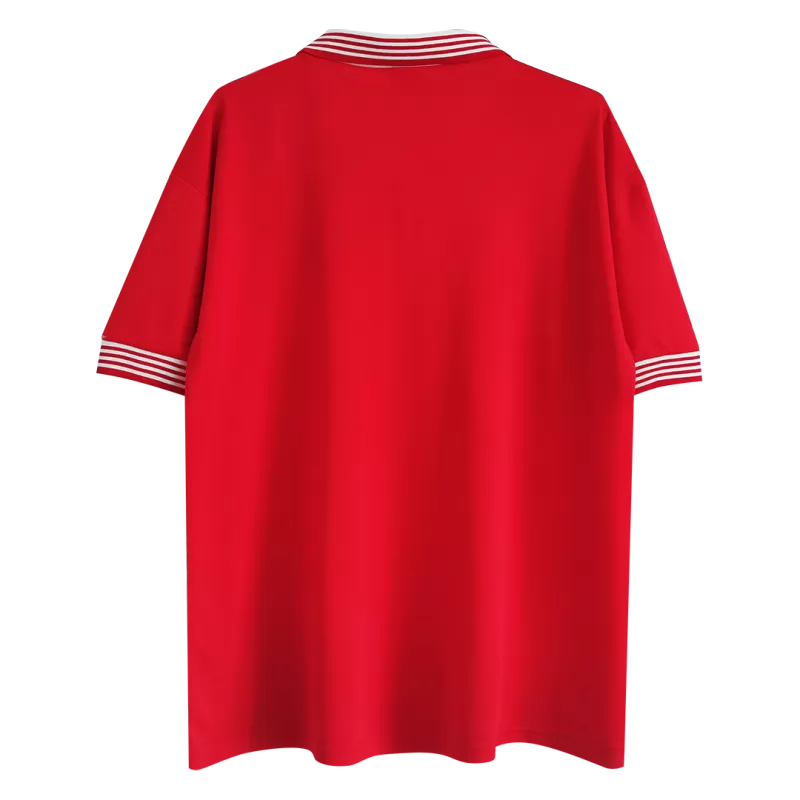 Retro 1977 Manchester United Home Soccer Jersey