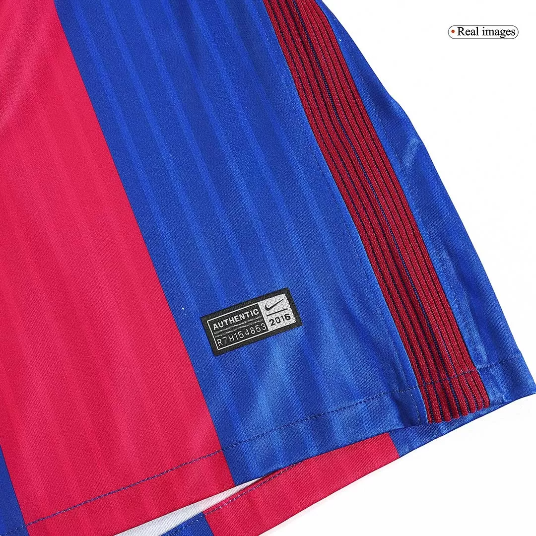 Retro 2016/17 Barcelona Home Soccer Jersey