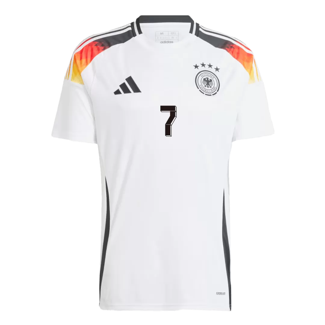 HAVERTZ #7 Germany Home Soccer Jersey Euro 2024