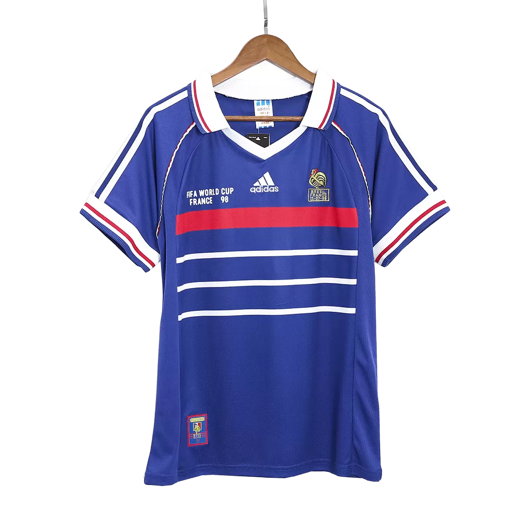 Retro 1998 France World Cup Home Soccer Jersey