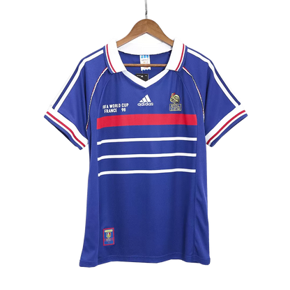 Retro 1998 France World Cup Home Soccer Jersey