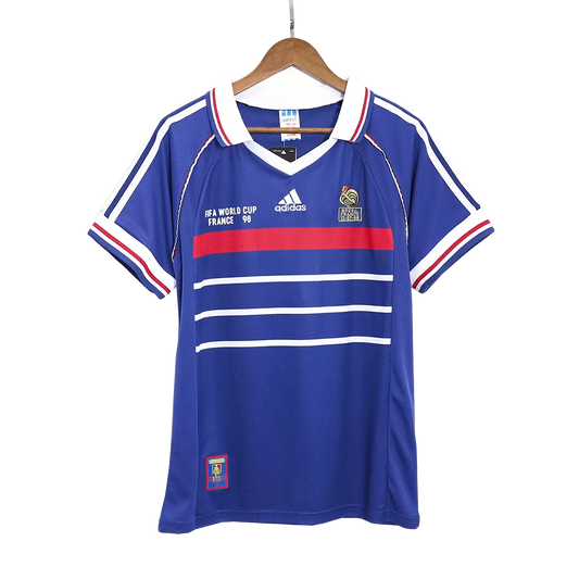 Retro 1998 France World Cup Home Soccer Jersey