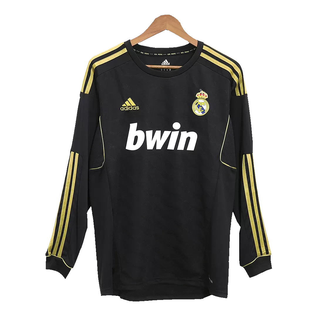Retro 2011/12 Real Madrid Away Long Sleeve Soccer Jersey