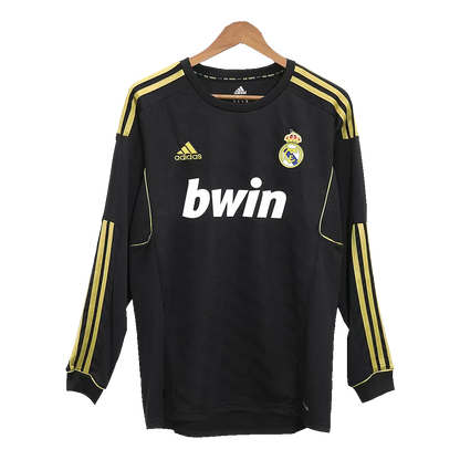 Retro 2011/12 Real Madrid Away Long Sleeve Soccer Jersey