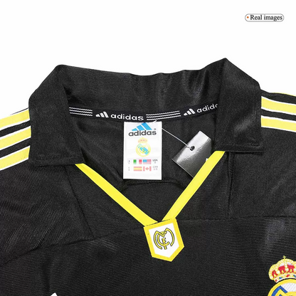 Retro 99/01 Real Madrid Away Long Sleeve Soccer Jersey