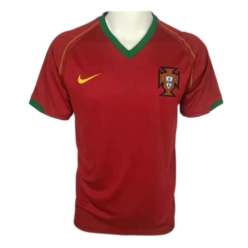 Retro 2006 Portugal Home Soccer Jersey