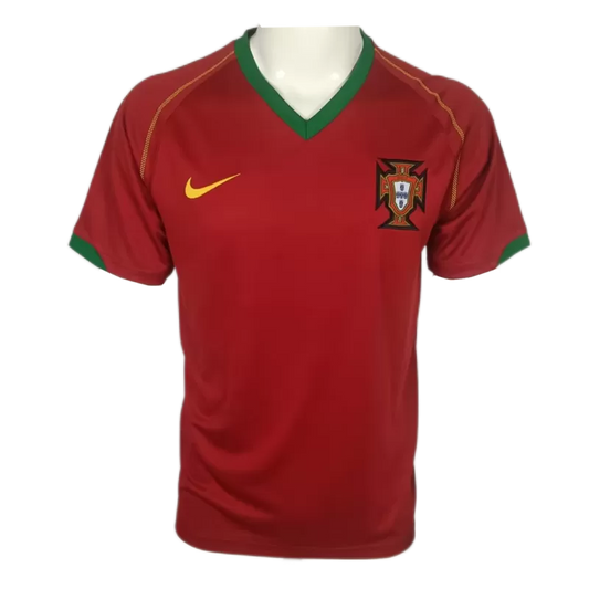 Retro 2006 Portugal Home Soccer Jersey