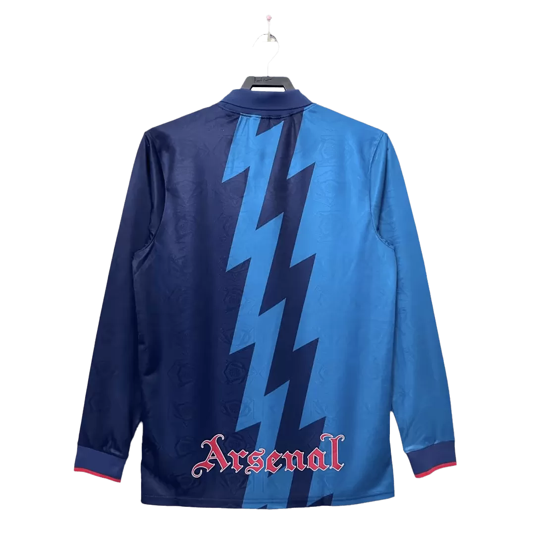 Retro 1995/96 Arsenal Away Long Sleeve Soccer Jersey