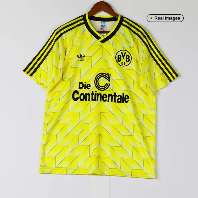 Retro 1988 Borussia Dortmund Home Soccer Jersey