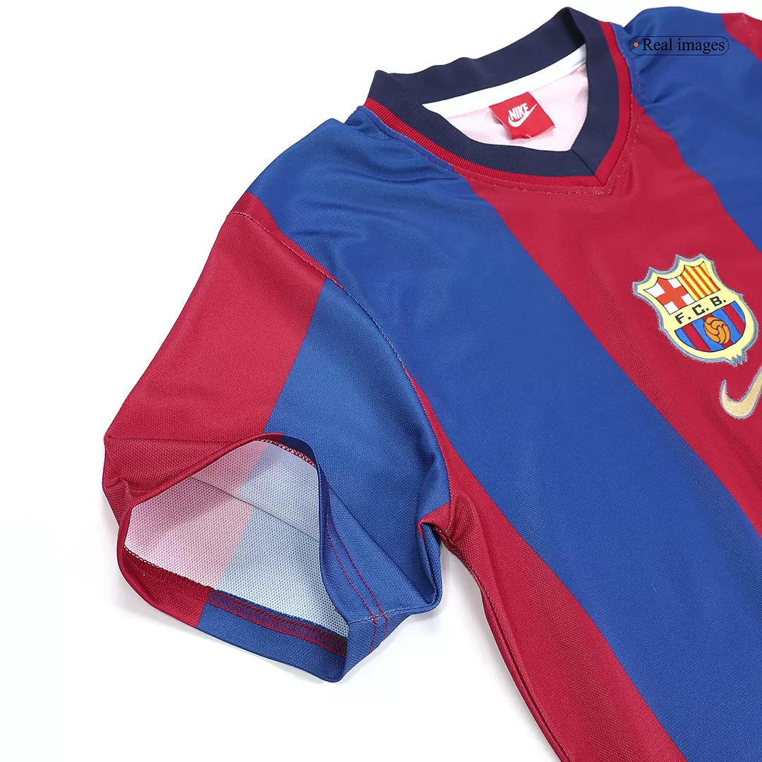 Retro 1998/99 Barcelona Home Soccer Jersey